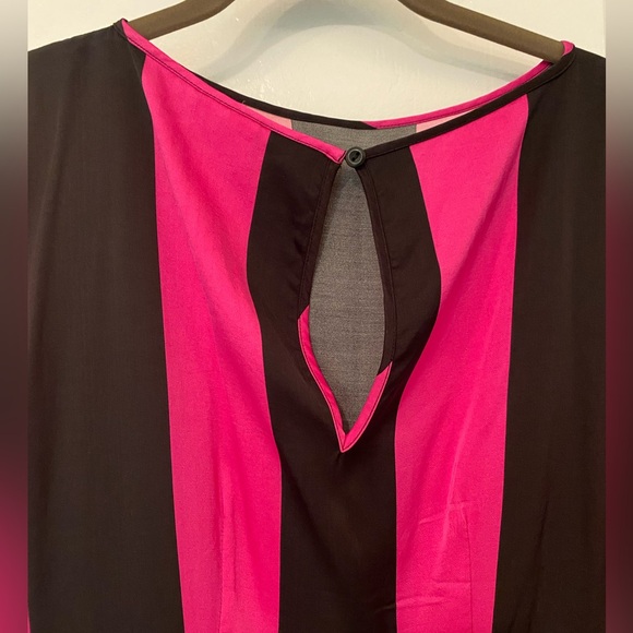 Christopher John Rogers x Target Pink and Black striped dress size 4 - Picture 4 of 7